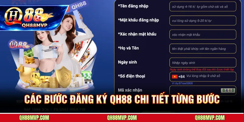 Đăng Ký QH88 - Hướng Dẫn Tạo Tài Khoản Miễn Phí Dưới 5 Phút - QH88 - ma68.live